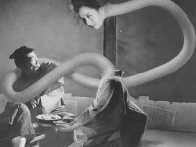 Cuerpos que se estiran el&nbsp;rokurokubi